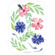Green Floral Wreath Moving Announcements Image 2 of 6